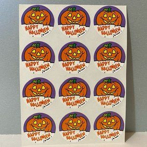 Vintage Trend Halloween Pumpkin Pie Scratch ‘N Sniff Stickers